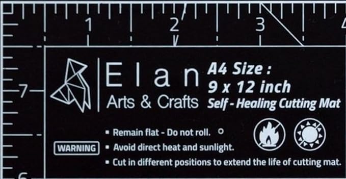 Elan Cutting Mat A0 Black & Taupe, Extra Large Self Healing Cutting Mat 36 x 48 - Image 9