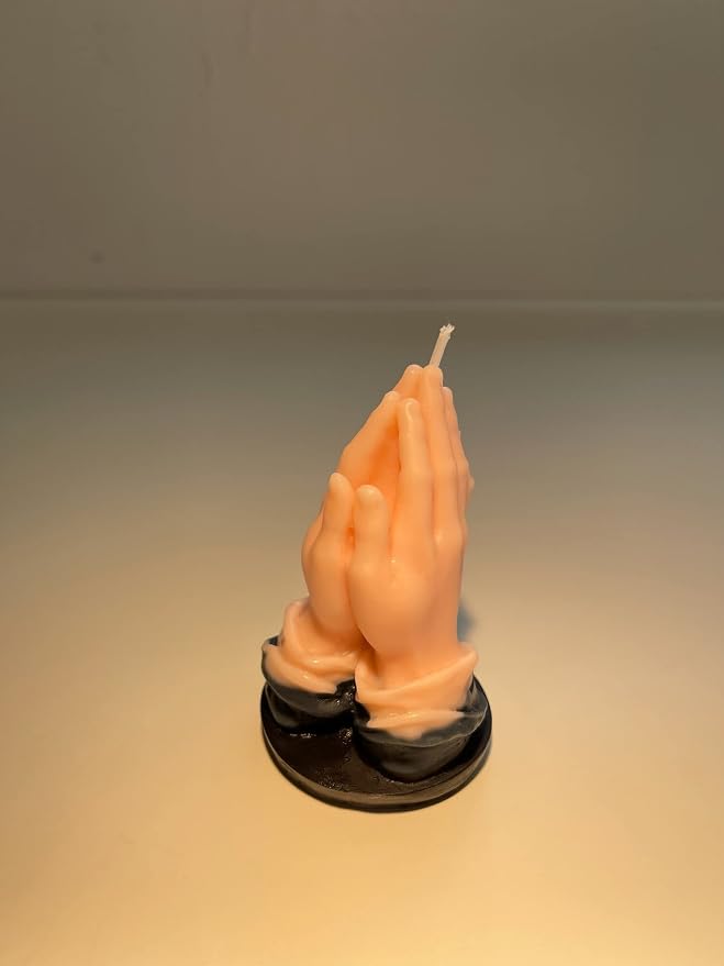 3D Hands Folded for Prayer Candle Silicone Mold Scented DIY Reisn Mold Gypsum - Image 8