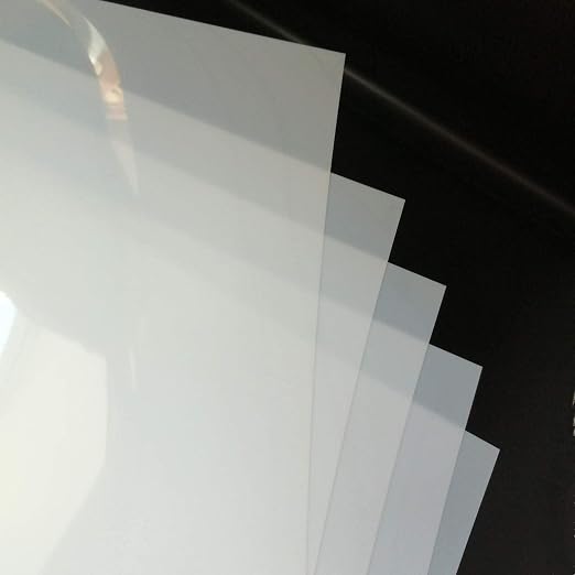 BANLTRE 10 Sheets 10 mil Mylar Sheet 12 x 12 inch Milky Translucent PET Blank - Image 9