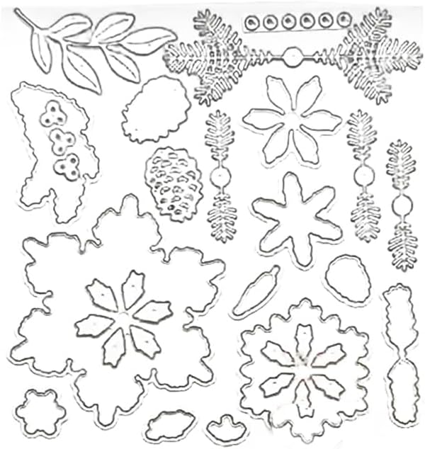 2025-2026 Stamps and Dies for Card Making, Stamps and Dies Set 2025 for - Image 3
