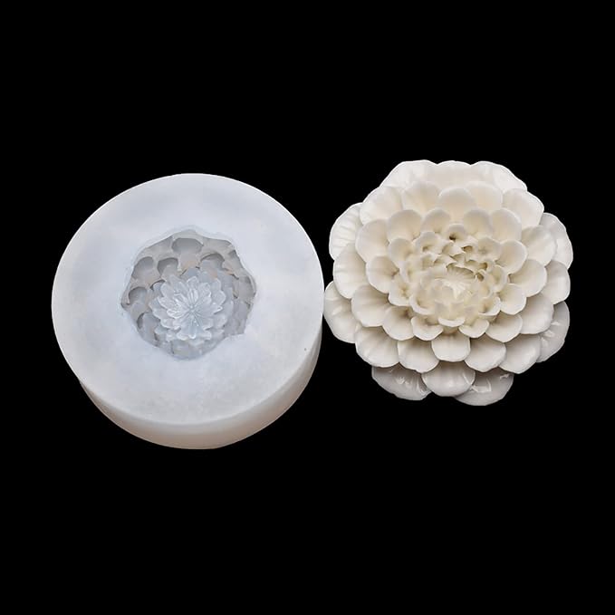 Peony Flower Soap & Candle Mold - Image 7