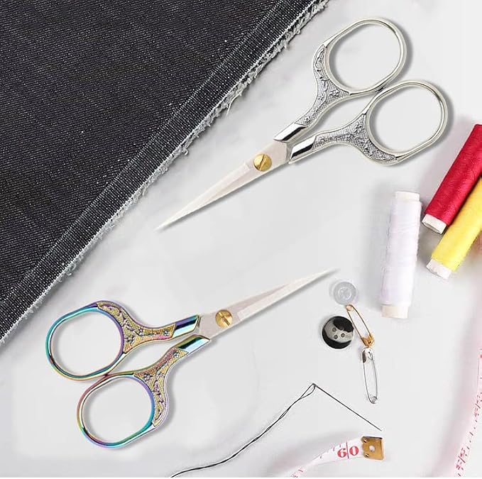 Small Sewing Scissors Sharp Embroidery Crochet Scissors, 2 Piece crochet - Image 6