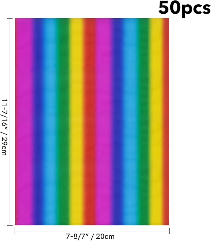 Briartw 20x29cm Hot Foil Paper 50 Sheets Pack Toner Reactive Foil Hot Stamping - Image 7