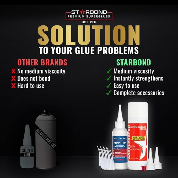 Starbond 4 oz Medium CA Glue - Image 7