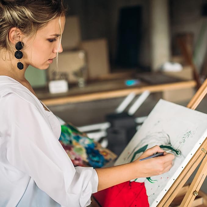 Stretched Canvases for Painting, Acid-Free Wood Frame Blank Canvas, Art Canvas - Image 7