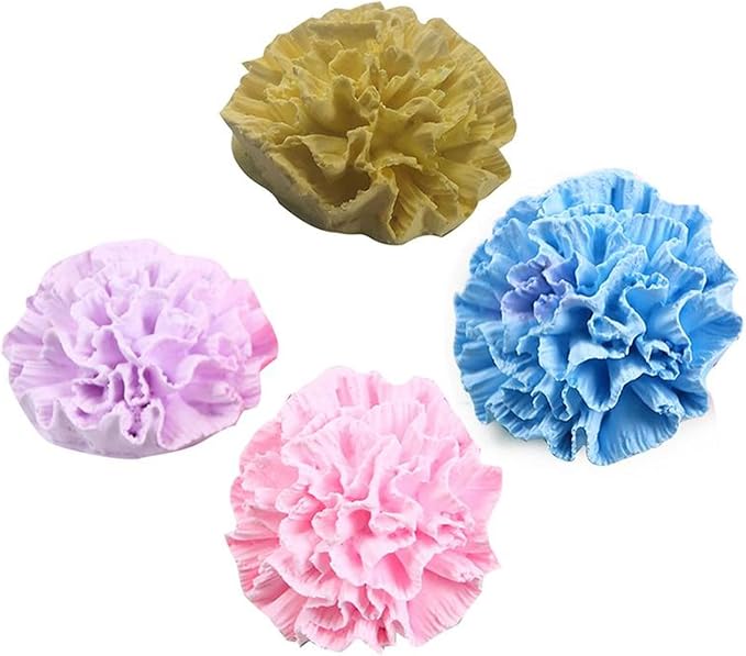 Carnation Flower Silicone Mold for Fondant Chocolate Candy Cake Decorating - Image 7