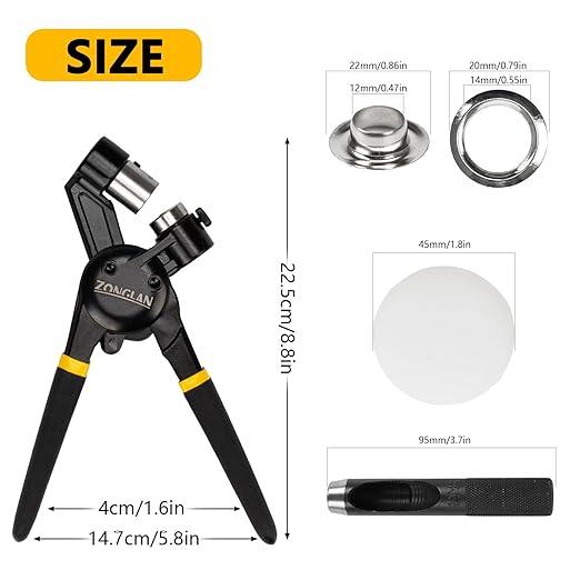 Heavy Duty Grommet Tool Kit - Image 5