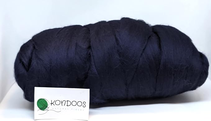 Colored Natural Wool roving, 1 lb. Best Wool - Image 5
