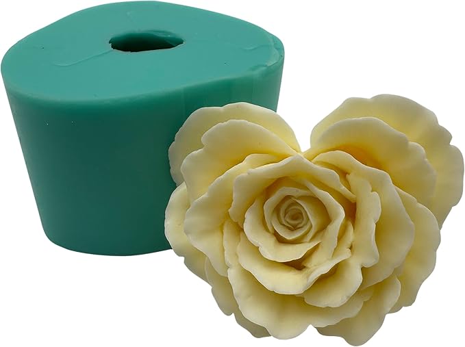 Heart Shape Blossoming Flower 3D Mold, DIY Crystal Epoxy Resin Silicone Molds - Image 8