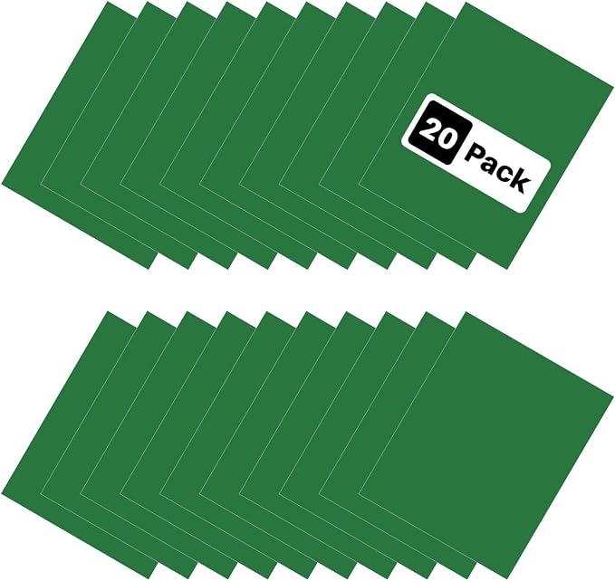 HTVRONT Green Heat Transfer Vinyl Bundle: 20 Pack 12" x 10" Green Iron on HTV - Image 7