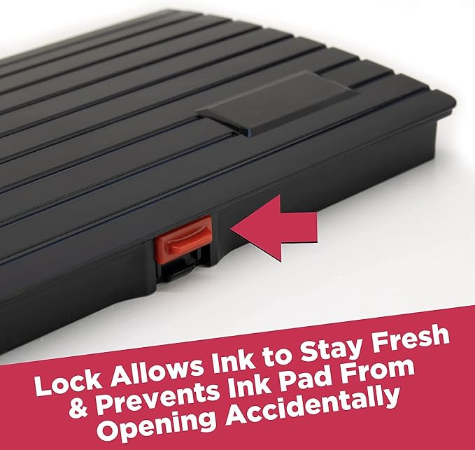 Large Premium Sky Blue Ink Stamp Pad - Image 3