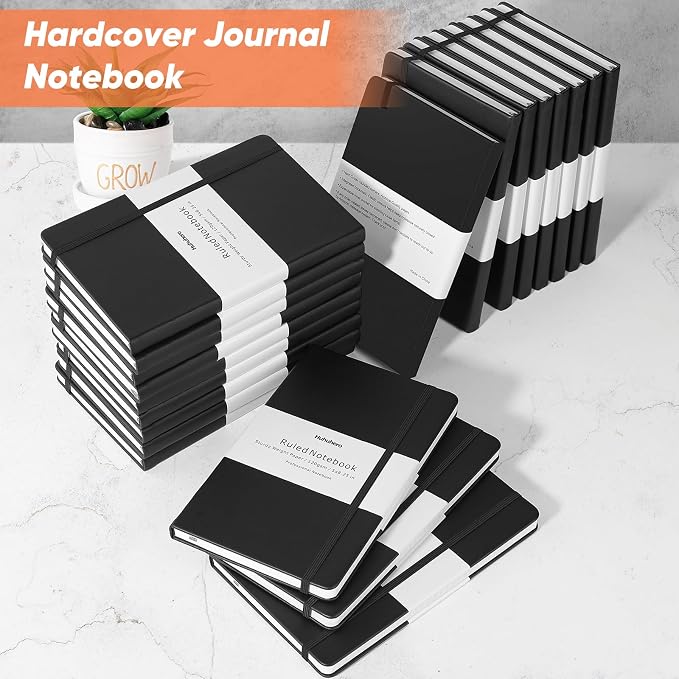 Huhuhero 10 Pack Lined Journal Notebook, 120Gsm College Ruled Thick Paper - Image 8