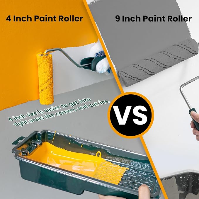 Paint Roller Kit, Paint Tray, Paint Tray Liners and Paint Roller Frame - Image 6