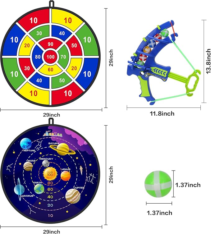 BooTaa 29" Large Dart Board for Kids, Kids Dart Board - Image 8