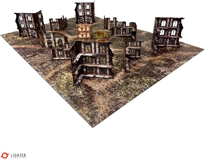 44'' x 60'' Battle Mat Gridded War-Gaming Mat - Image 9