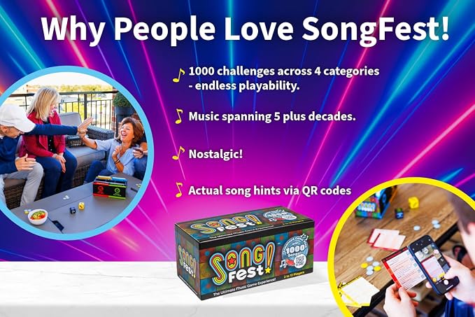 SongFest! is a New Music Trivia Party Game | Song QR Codes Provide Audio Hints - Image 6