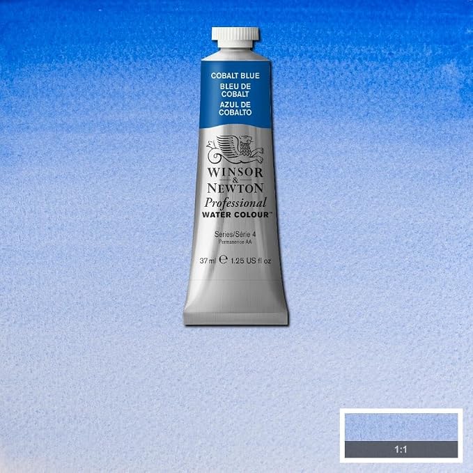 Winsor & Newton Professional Water Colour Paint, 1.25-oz Tube, Cobalt Blue - Image 7