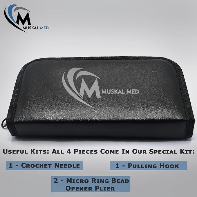 Professional Hair Extension & Beading Tool Kit Remove Plier Set - Image 7