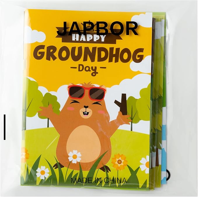 JAPBOR Groundhog Activity Coloring Book - Image 7