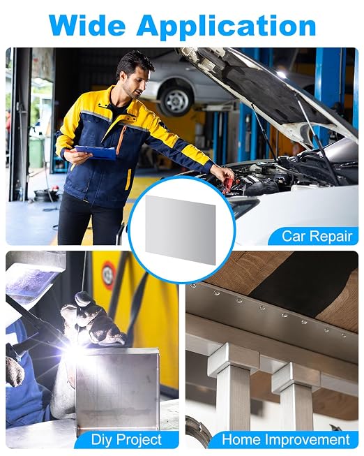 4 Pcs 20 Gauge Sheet Metal Plates, Weldable Steel Sheet Metal - Image 6