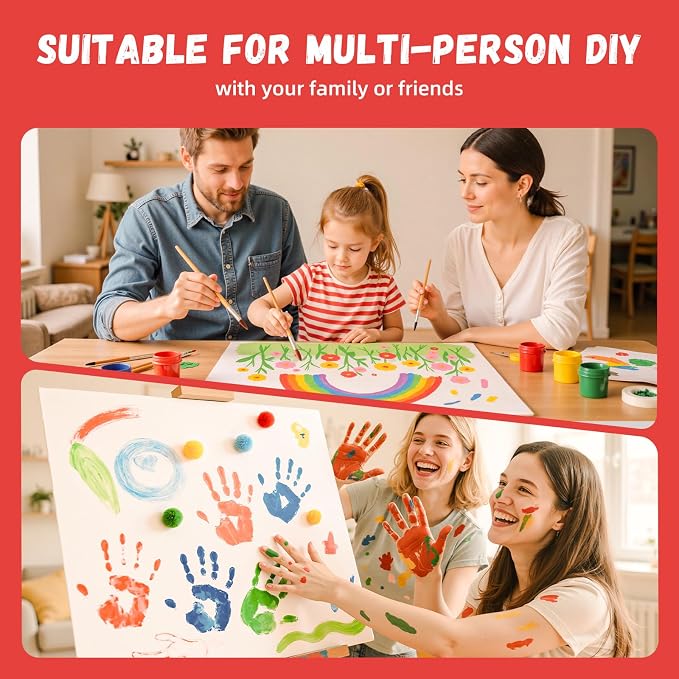 Simetufy 18 x 24 inch 5 Pack Canvas Panels Large Flat Canvas Boards - Image 7