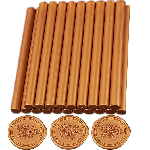 Wax Seal Sticks Gold, ONWINPOR 20pcs Glue Gun Wax Sealing Sticks - Image 6