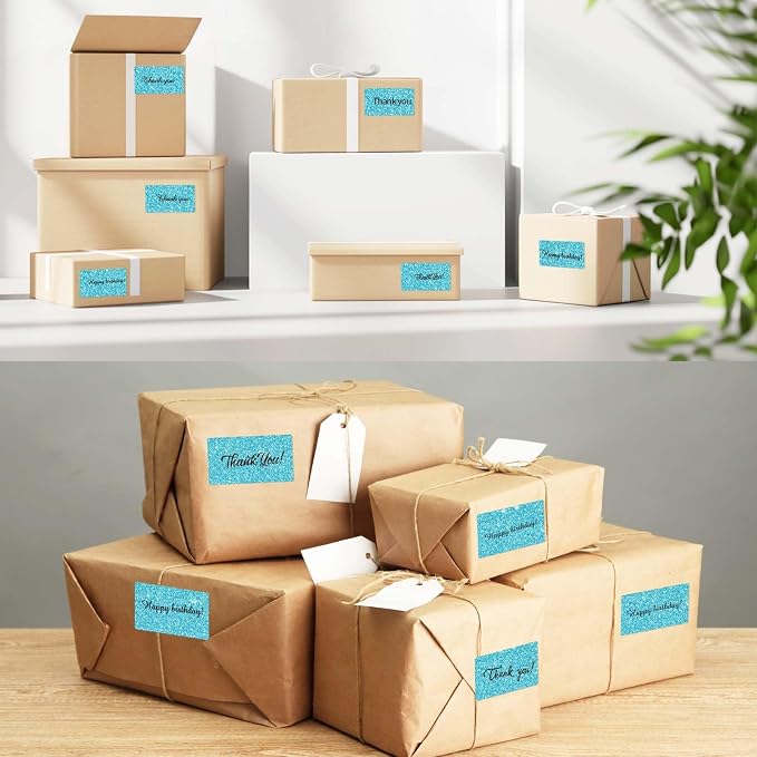 2.25"x1.25" Holographic Thermal Labels Stickers, Glitter Direct Thermal Printer - Image 6