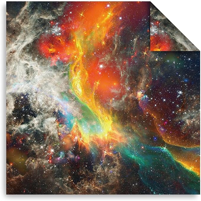 Origami Paper Kit 100 Sheets 70GSM 6 Inch Square Double Sided Color 100 Vivid - Image 7