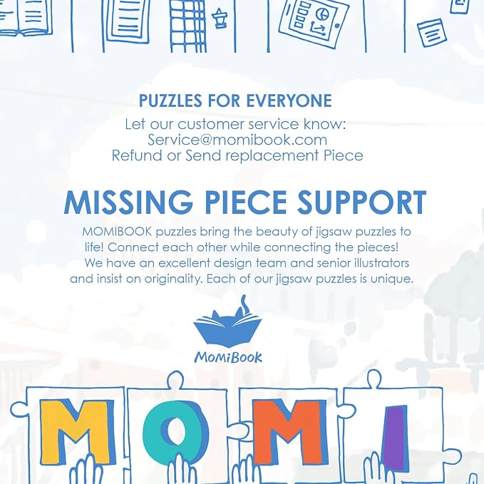 MOMIBOOK Puzzles for Adults 2000s Piece Jigsaw Puzzles of Otaru's Love Letter - Image 9