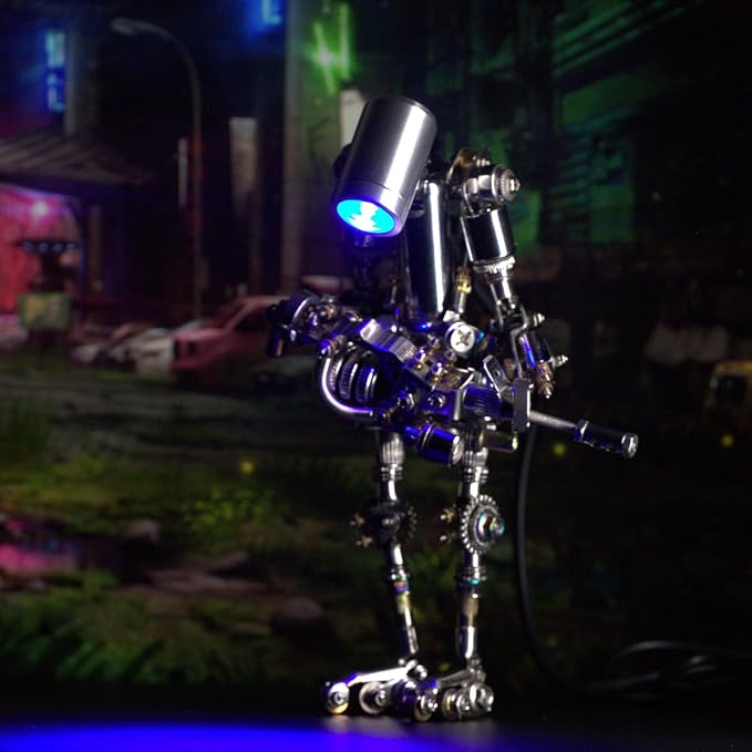 Mostarle Terminator M 3D Metal Puzzle, Arcynix DIY Mechanical Robot Model Kit - Image 8