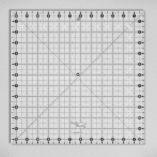 Non-Slip Square Quilt Template Ruler - Image 3