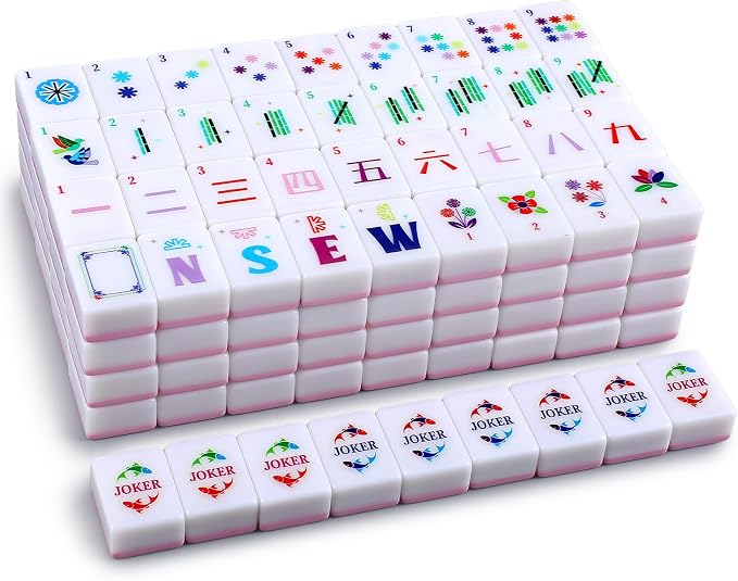 American Mahjong Set 160 Quality White Tiles American Mahjong Game Set - Image 8