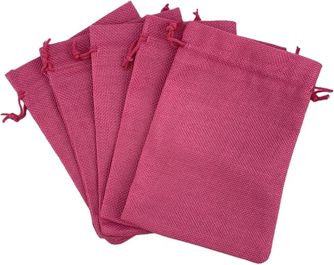 Palmhomee Pack of 25 Burlap Gift Bags - Image 4