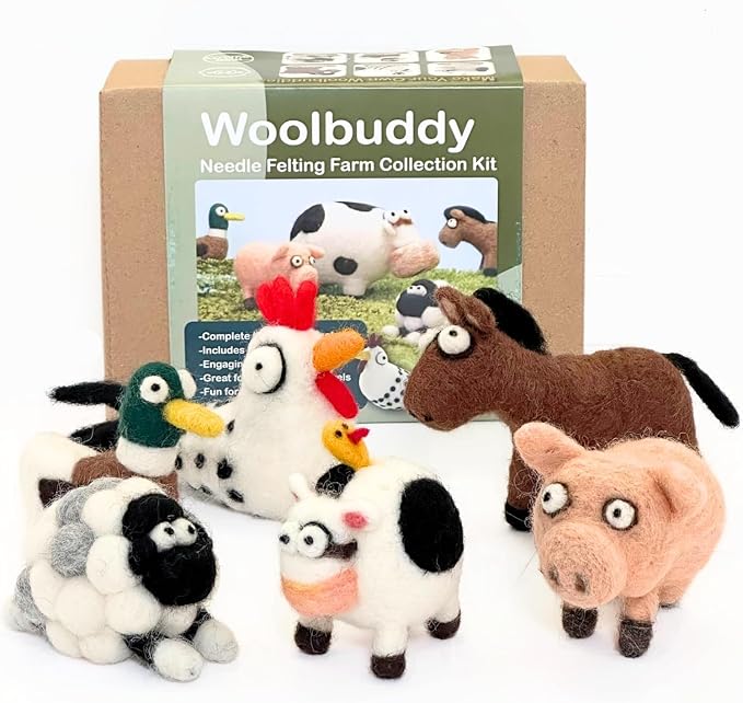 Woolbuddy Needle Felting Kit by Woolbuddy