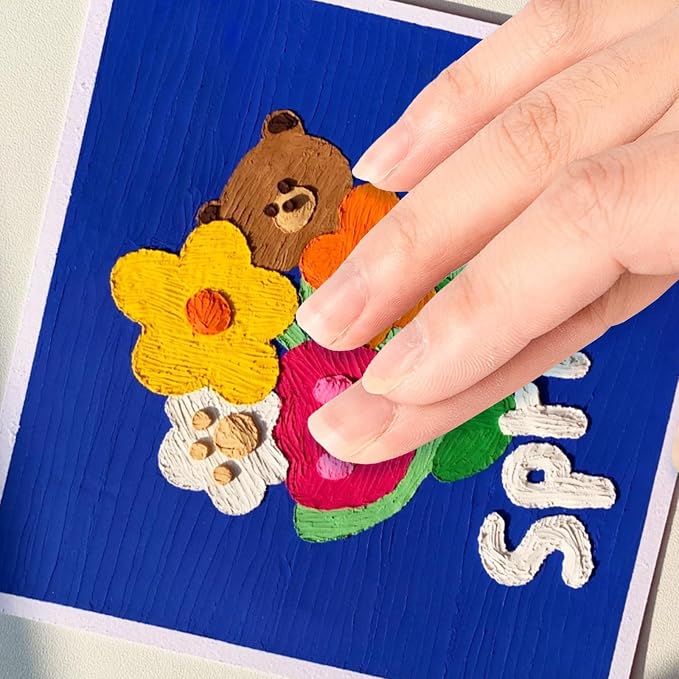 qianshan Soft Oil Pastels Set of 12 Colors, Non Toxic, Soft Texture Vibrant and - Image 6