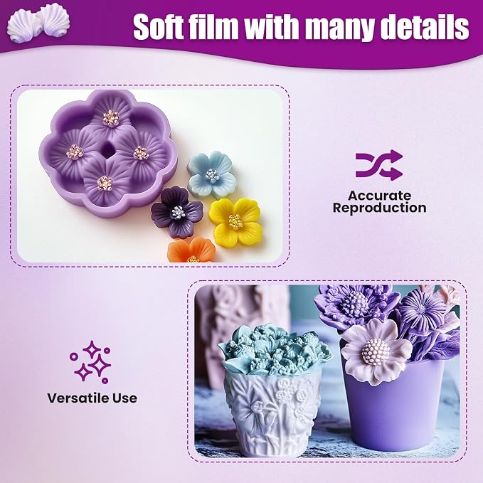 Silicone Mold Making Kit 130oz Platinum Silicone Rubber 15A Liquid Silicone - Image 8