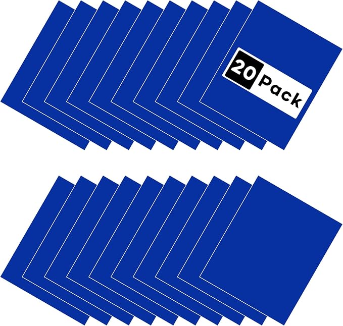 HTVRONT Royal Blue Heat Transfer Vinyl Bundle: 20 Pack 12" x 10"in Iron on HTV - Image 7
