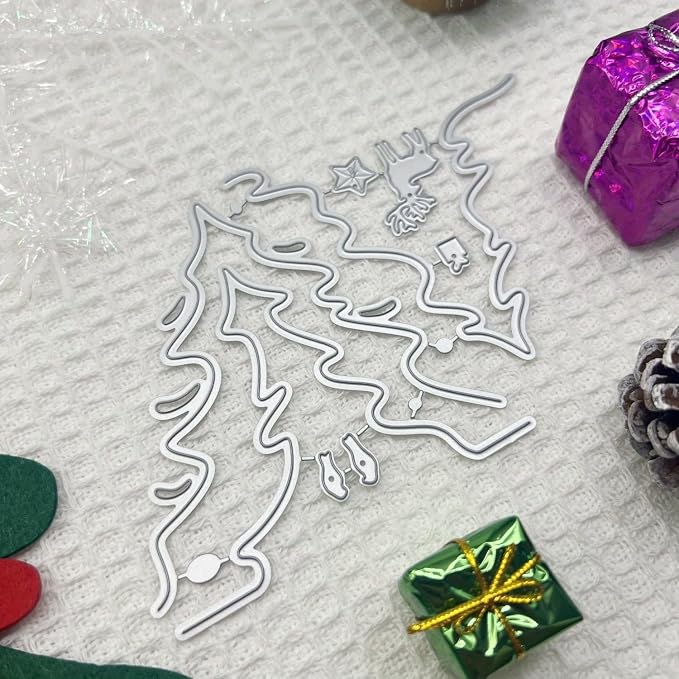 Festivals Metal Cutting Die for Scrapbooking, Christmas Cut Stencils for DIY - Image 7