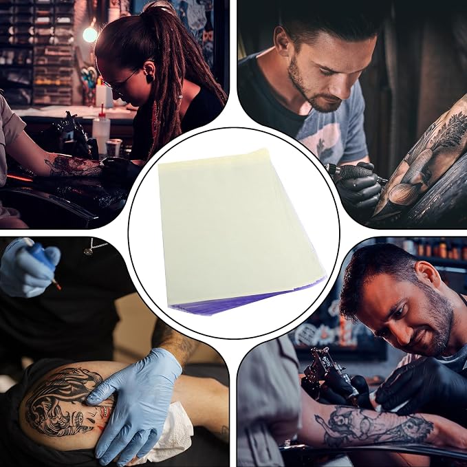 100 Sheets Tattoo Transfer Paper A4 Size Professional Thermal Stencil Paper - Image 7