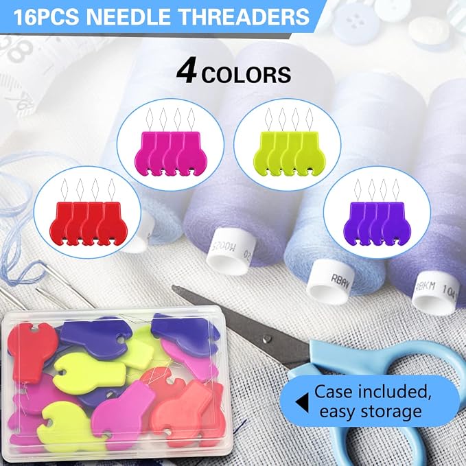 Lechchy 16 Pcs Sewing Machine Needle Threaders - Image 6