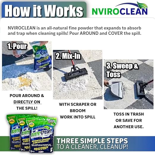 5 LB - Absorbs up to 180 LBS! Spill Absorbent & Encapsulant - Image 9