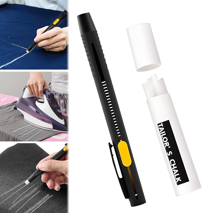 Heat Erasable Fabric Marker for Sewing, Sewing Chalk DIY Markers Pen for - Image 6