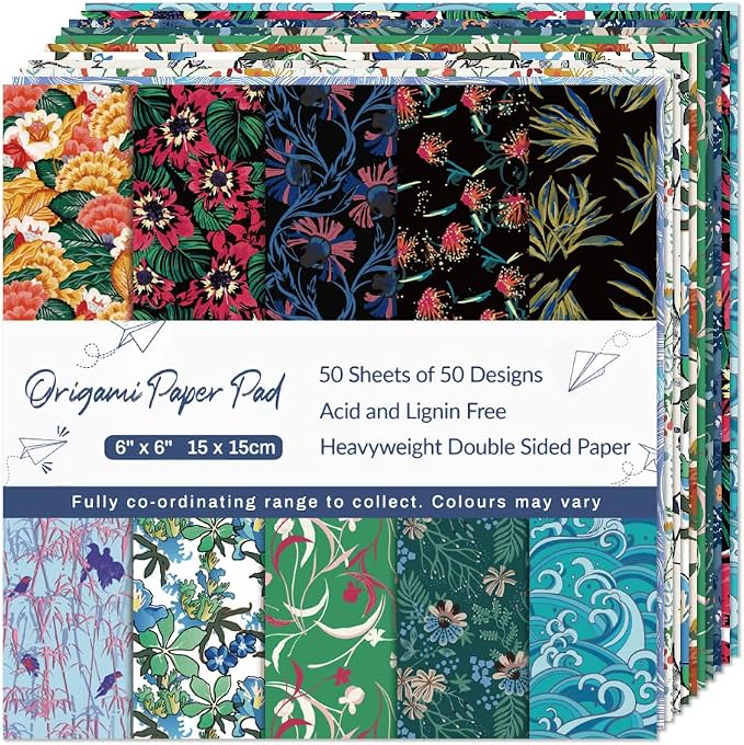 Origami Paper Kit Dobule Sided 100 Sheets 100 Colors 6 Inch Japanese Chiyo - Image 8