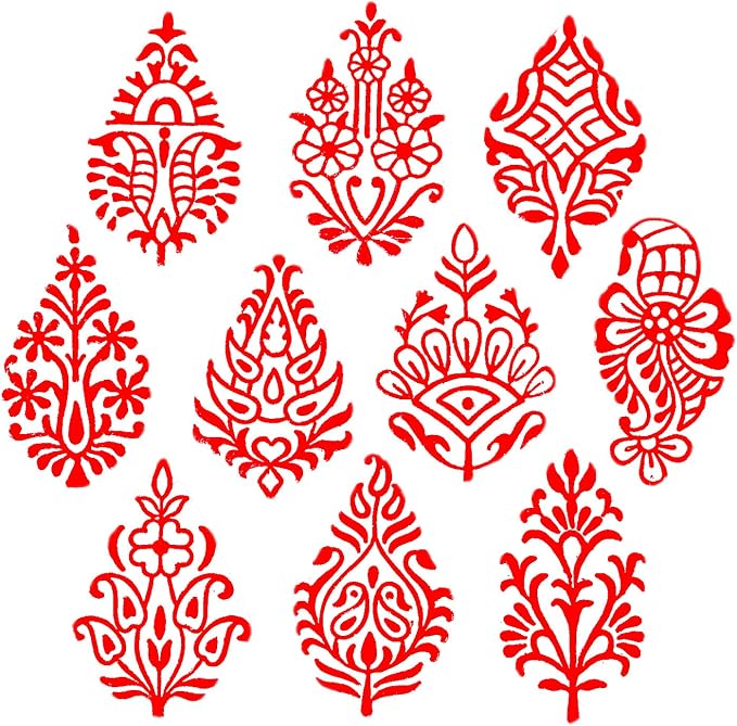 Royal Kraft Flower Wooden Printing Stamps - Image 2