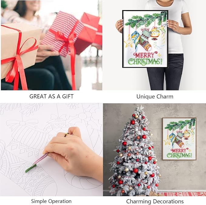 Uniquilling Christmas Quilling Kits, Paper Quilling Kit - Image 9