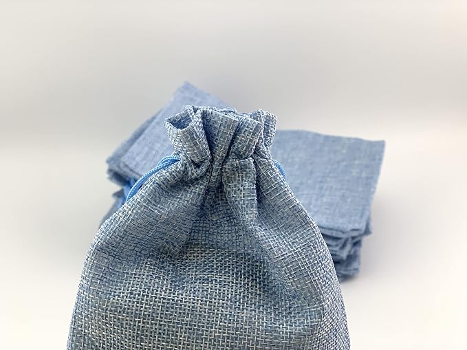 Palmhomee Pack of 25 Burlap Gift Bags - Image 3