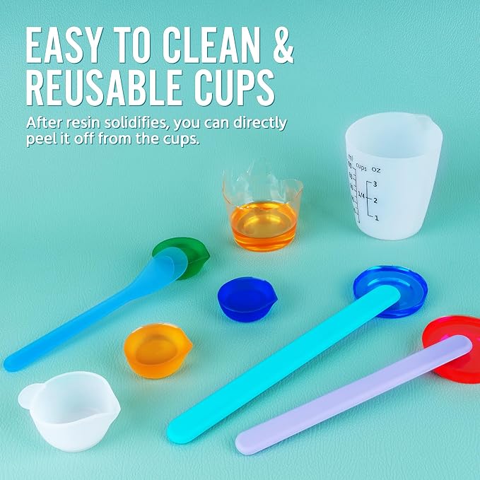 Silicone Resin Mixing Measuring Cups - Image 9