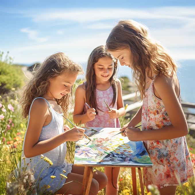 Simetufy 12 Pack 12x16 Inch Large Canvas Boards - Image 9