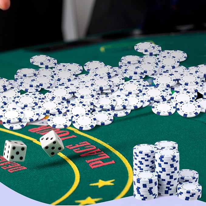 100 Pcs 11.5 Gram Poker Chips ABS Monte Carlo, 40 mm Bingo Chips Tokens Markers - Image 7