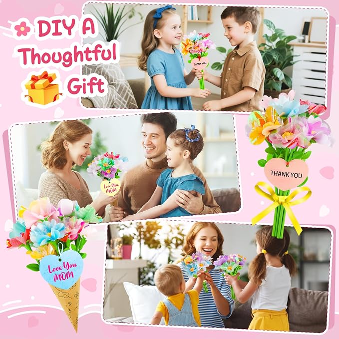 Wwzzey Fabric Flower Bouquets Toys - Image 8